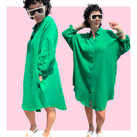 Don’t Touch Me Dress - Green