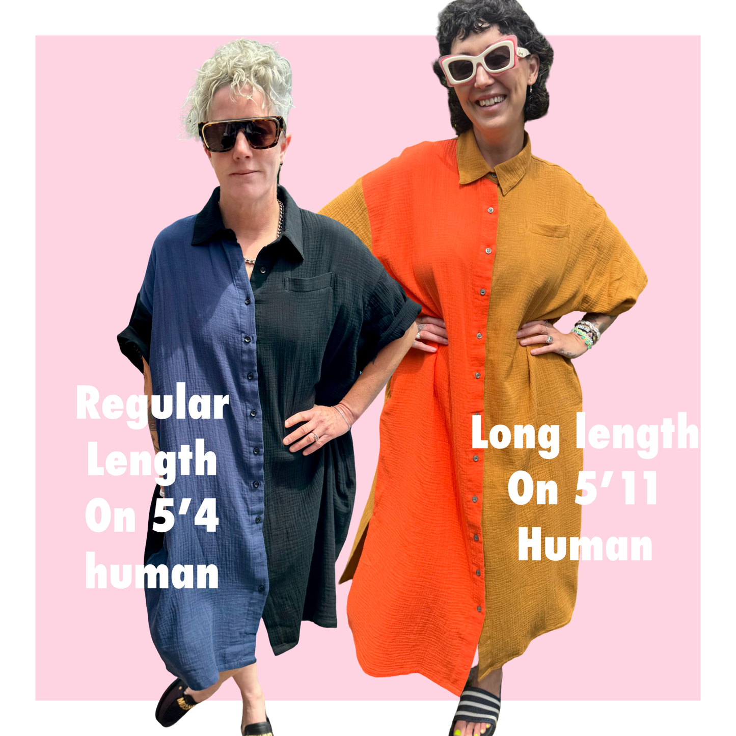 Lee Dress Navy - Long Length