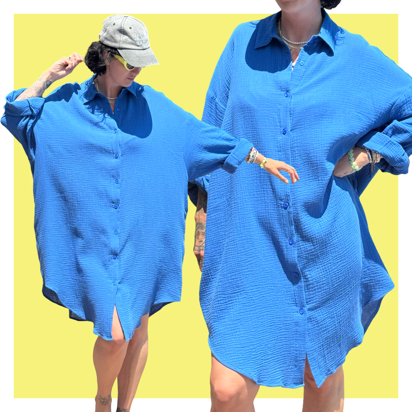 Don’t Touch Me Dress - Blue