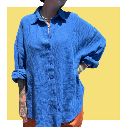 Don’t Touch Me Shirt - Blue
