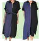 Lee Dress Navy - Long Length