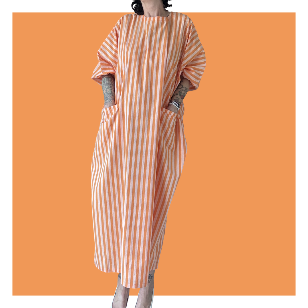 Roper Kaftan - Orange Maxi