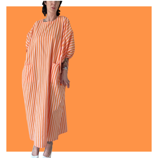 Roper Kaftan - Orange Maxi