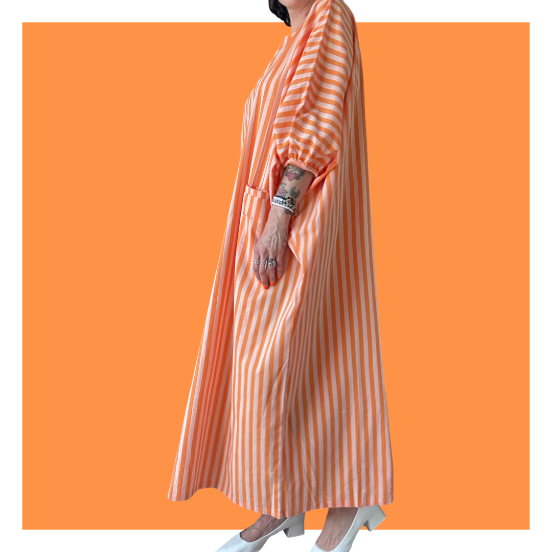 Roper Kaftan - Orange Maxi