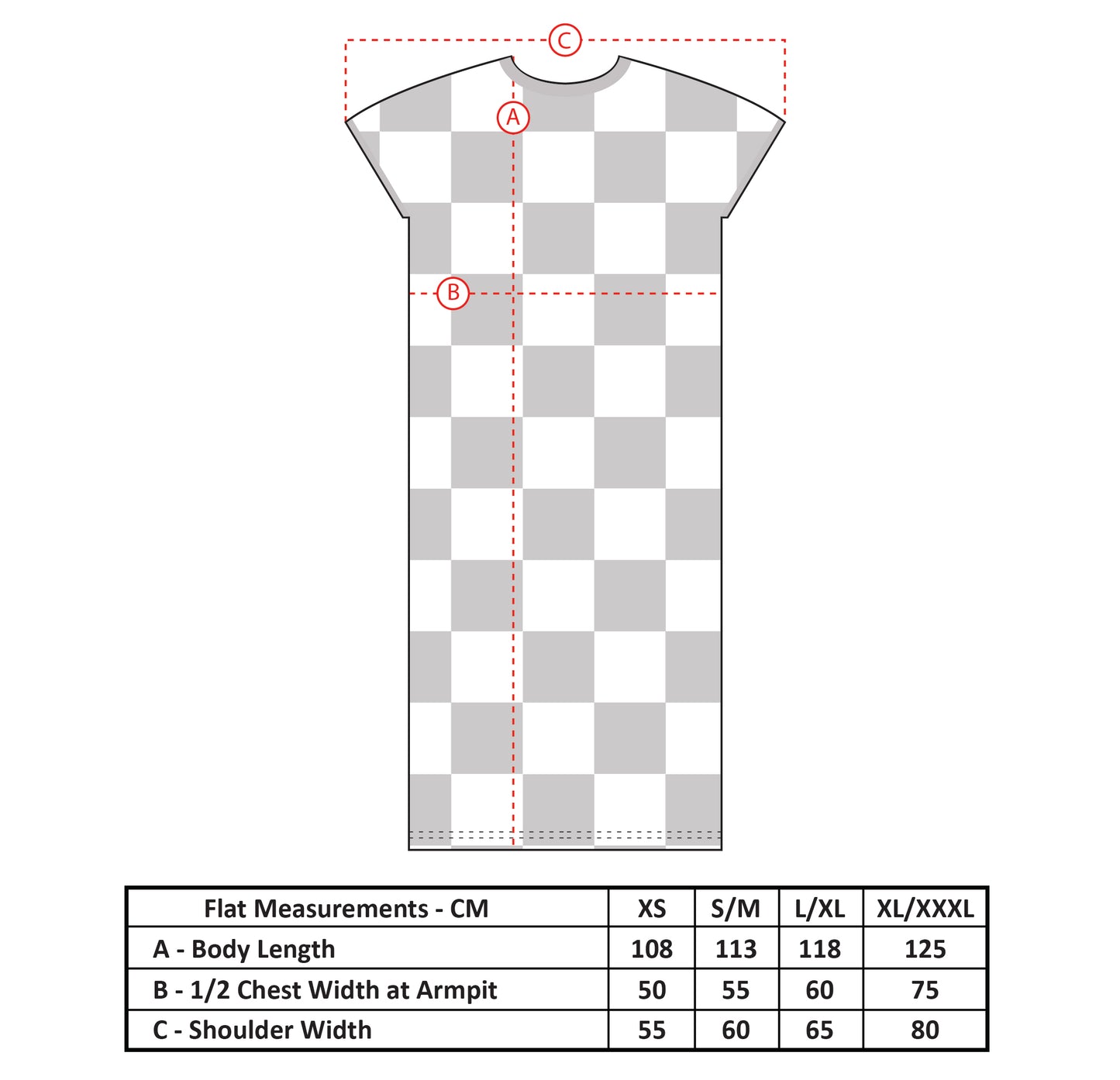 Elle Column Dress - Checkerboard