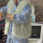 Fuzzy Vest - Mint