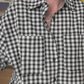 Barrel Pants - Black Gingham