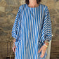 BLUE SHORT KAFTAN O/S