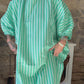 TEAL MAXI KAFTAN - OS