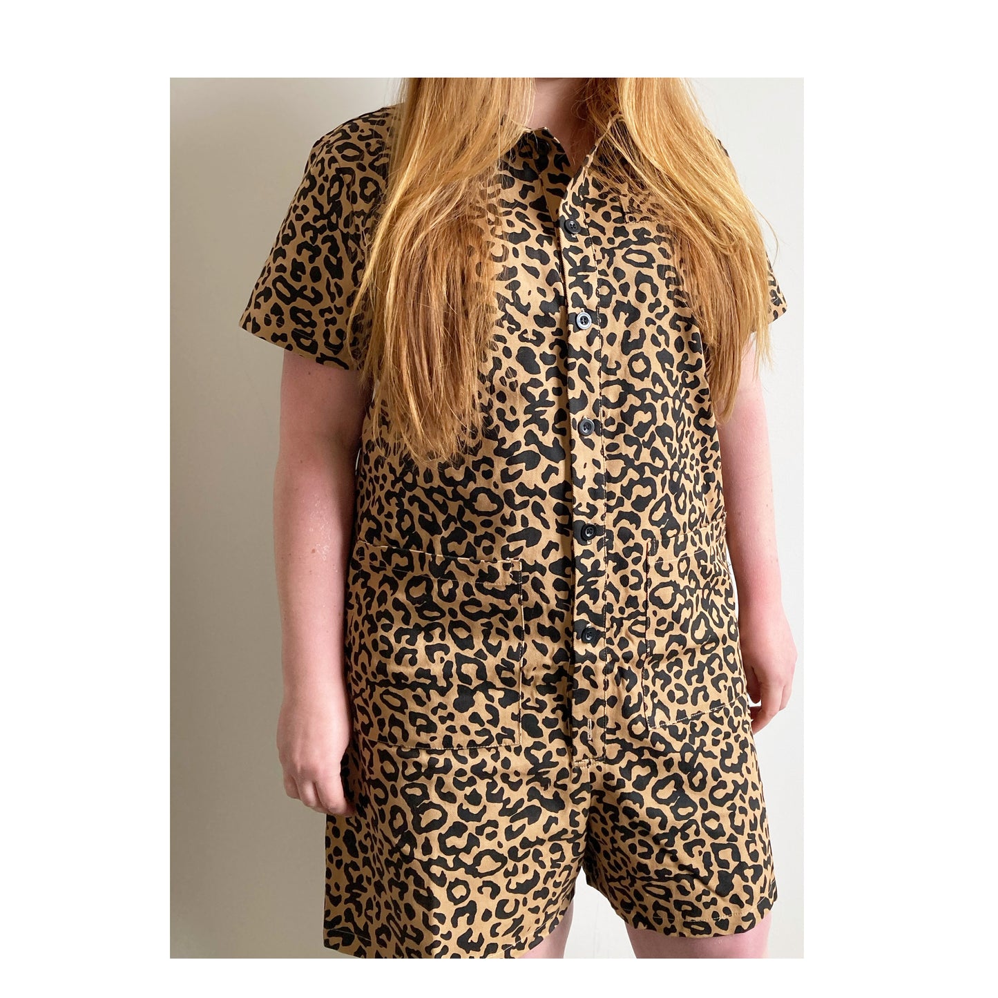 Leopard Romper