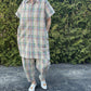 Carrot Pants - Plaid