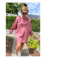 Clown Smock - Pink Check